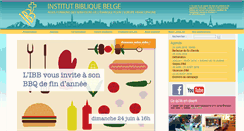 Desktop Screenshot of institutbiblique.be
